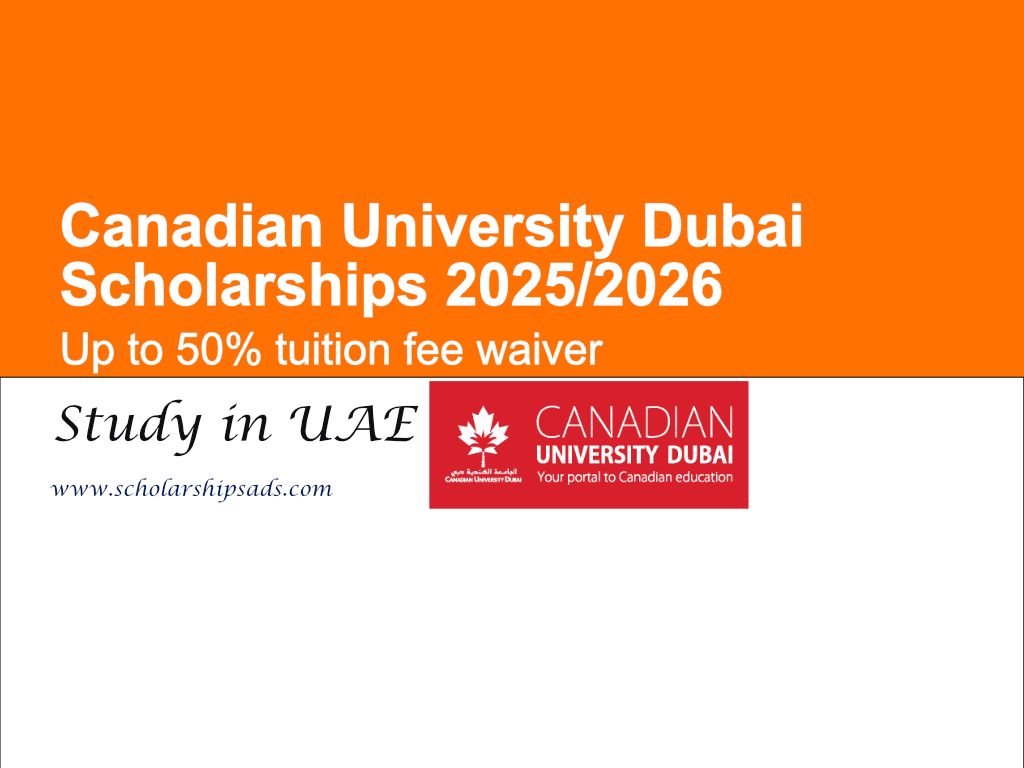 Canadian University Dubai UAE Scholarships 2025/2026
