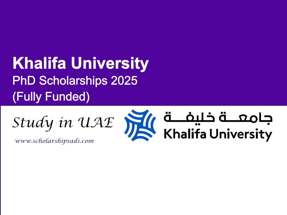 Khalifa University in UAE Offers Fully Funded Prestigious PhD Scholarships 2025 for International Students