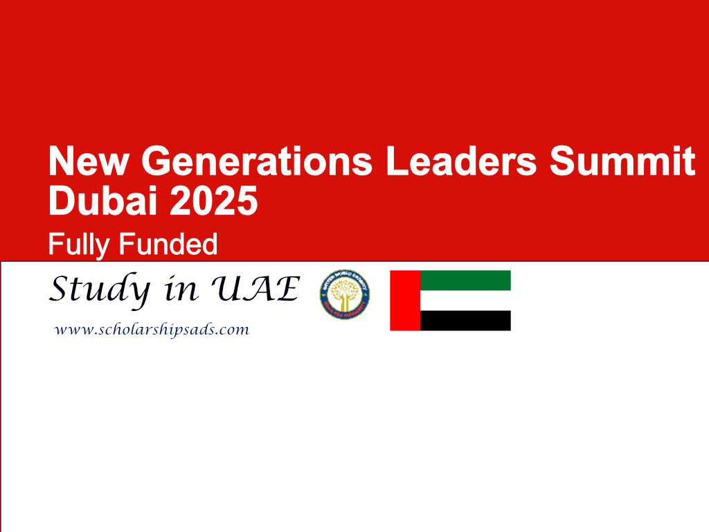 New Generations Leaders Summit Dubai UAE 2025 (Fully Funded)