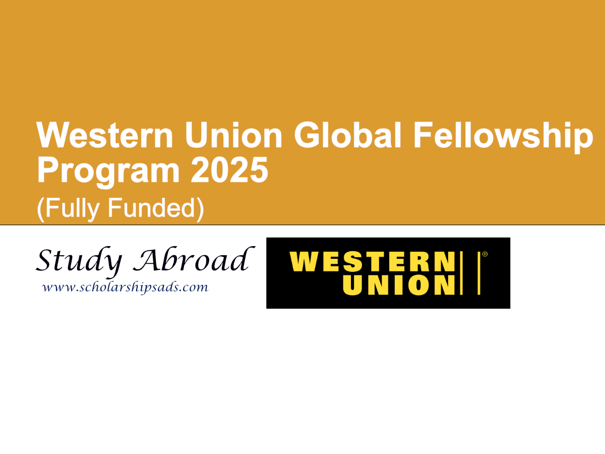 Western Union Global Fellowship Program 2025 (Fully Funded)