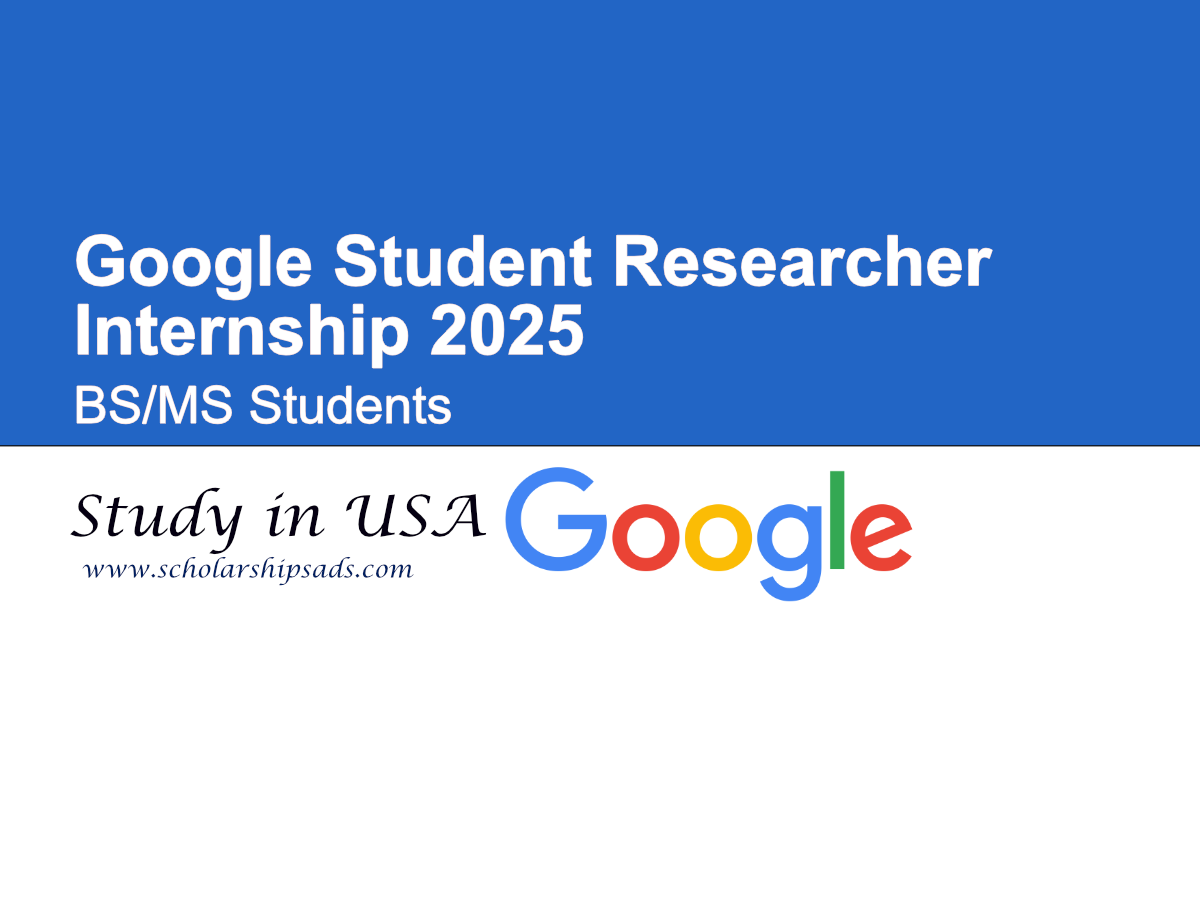 Google USA Student Researcher Internship 2025 | BS/MS Students
