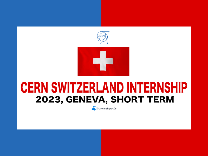CERN Geneva Internships 2023