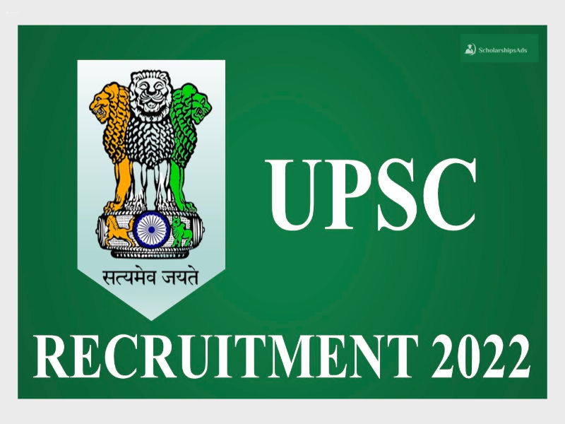 UPSC recruitment 2022